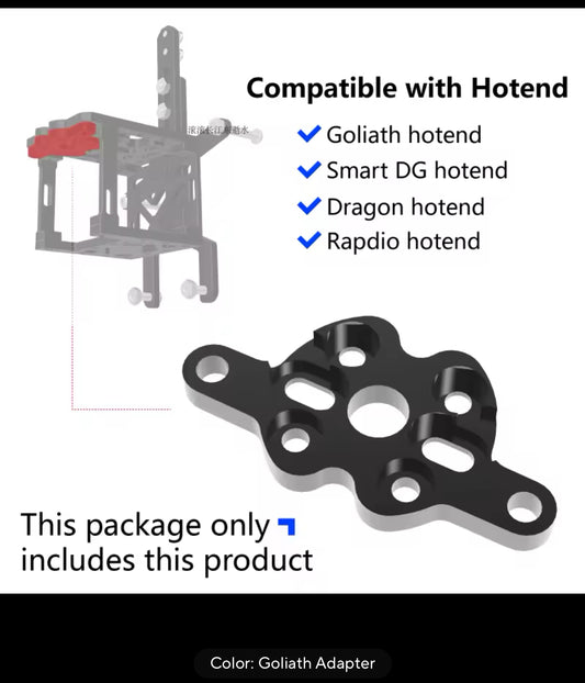 VzBot Goliath Bracket for VzBot & ZeroG carriage