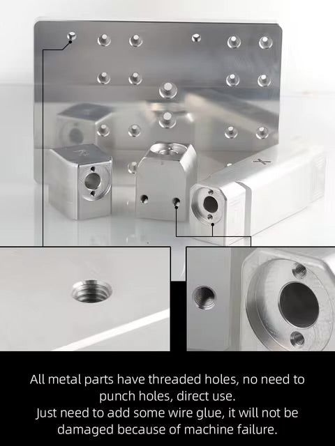 Mellow DIY Millennium Machines Milo v1.5 Metal Parts ,The bearing Needs To Be Pressed Into The Bearing Hole For a Tight