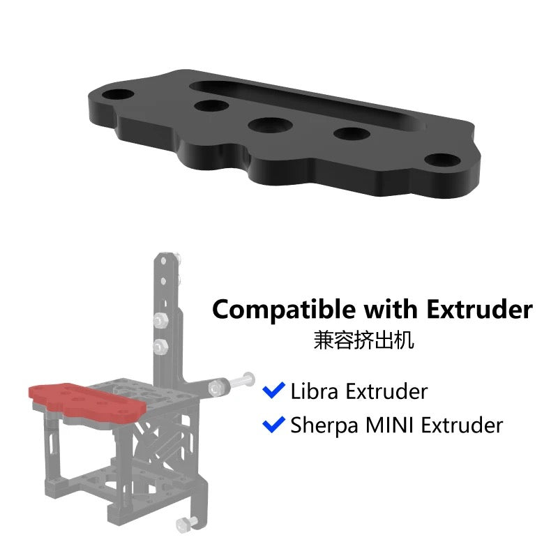 Mellow Alll Metal CNC ZeroG Printhead Bracket For Goliath Crazy Dragon Hotend Sherpa Extruder Mini Mercury Ender 5 S1 3D Printer