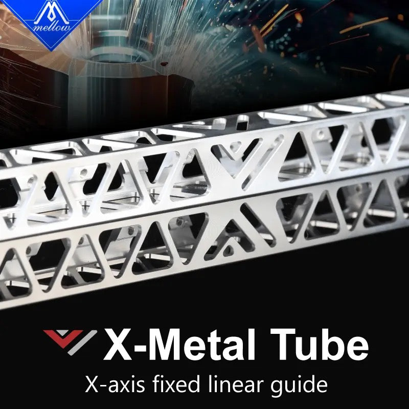 Mellow Custom VZBOT X-Gantry Rail Square Tube Lightweight High Flatness Suitable for VzBoT 235/330 3D Printer