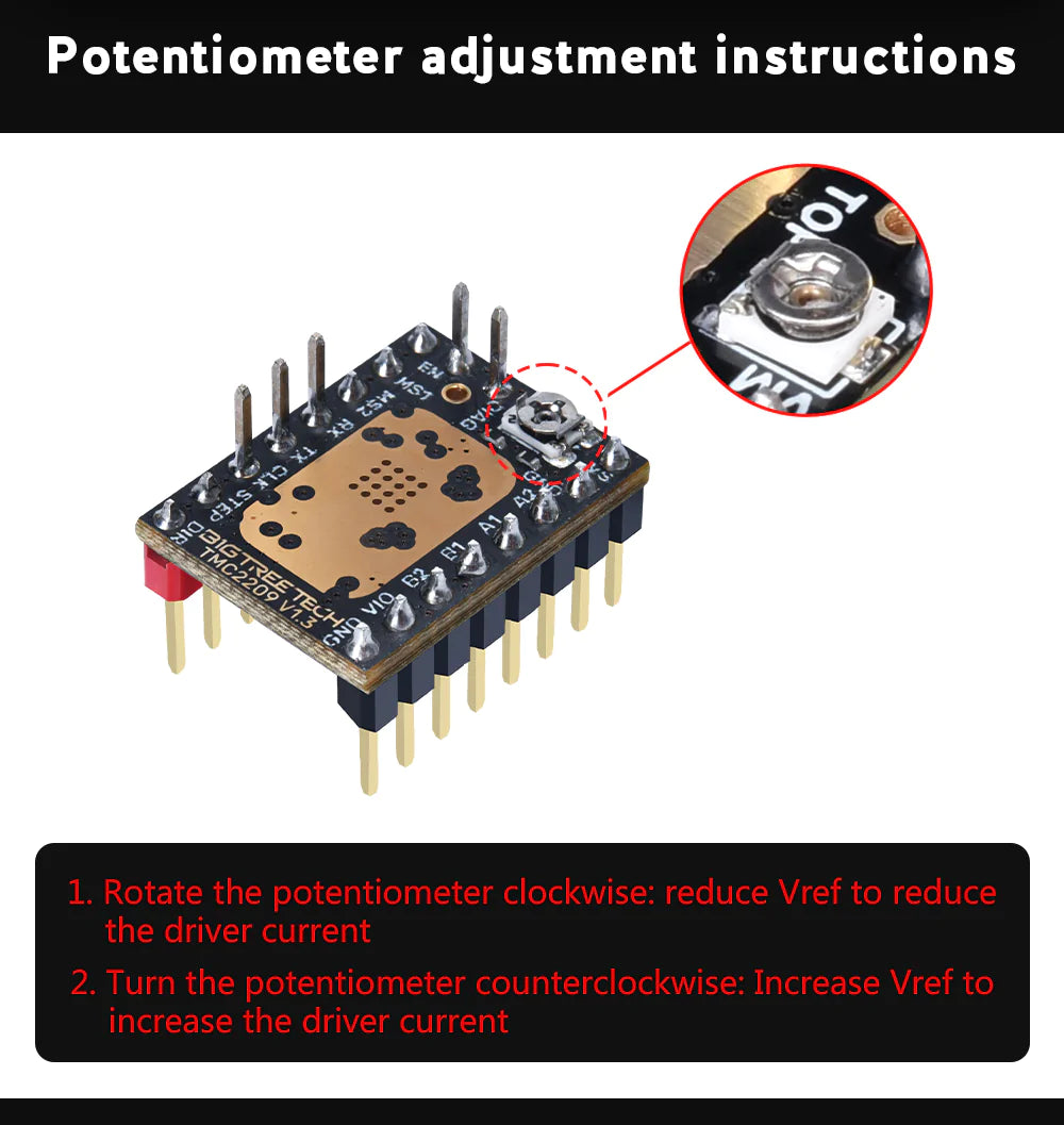 BIGTREETECH TMC2209 V1.3 Stepper Motor Driver