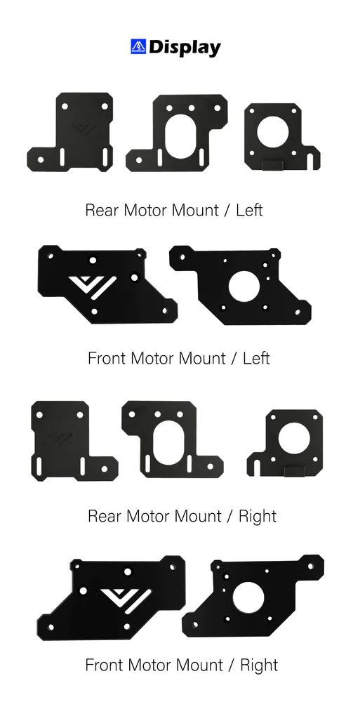 Mellow CNC Aluminum AWD Motor Mounts VzBot Vz330