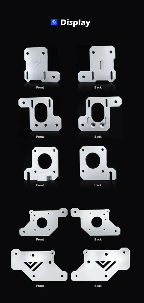 Mellow CNC Aluminum AWD Motor Mounts VzBot Vz330