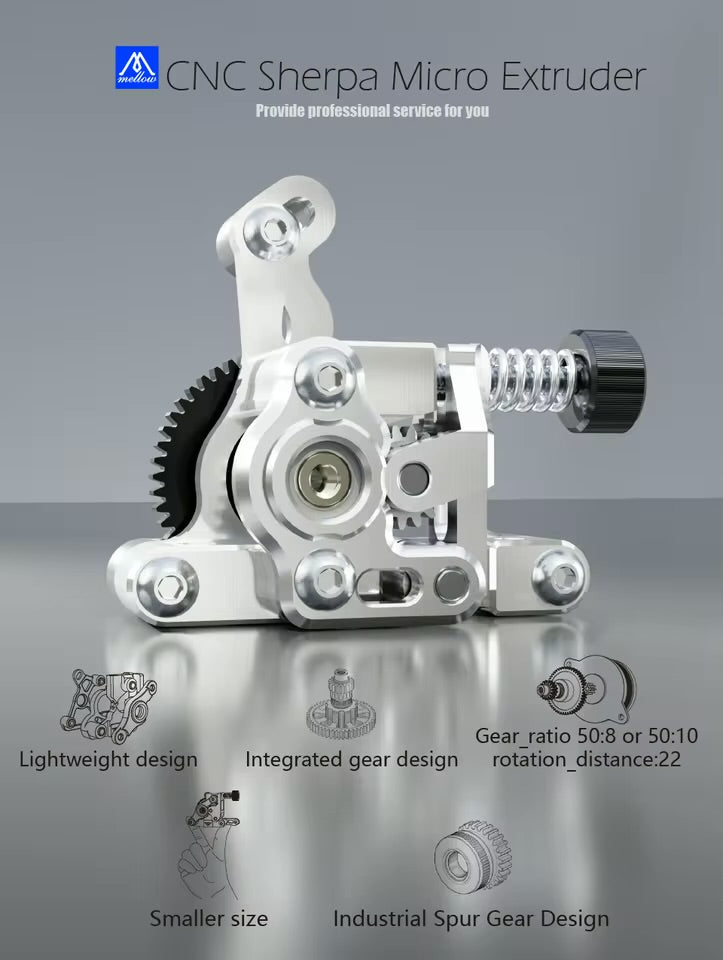 Sherpa cnc micro extruder