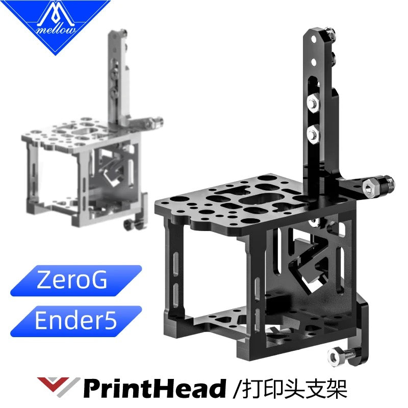 Mellow Alll Metal CNC ZeroG Printhead Bracket For Goliath Crazy Dragon Hotend Sherpa Extruder Mini Mercury Ender 5 S1 3D Printer
