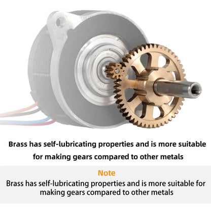 Mellow Brass BRG Gear Kit For Vz-Hextrudort-Low DDG NF Sunrise / Voron Cw1 Cw2 Sherpa Mini Micro Extruder DIY 3D Printer Parts