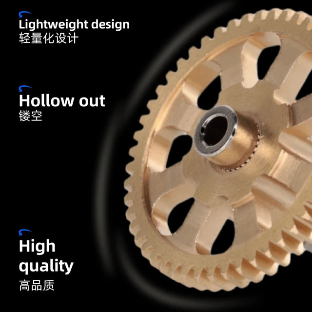 Mellow Brass BRG Gear Kit For Vz-Hextrudort-Low DDG NF Sunrise / Voron Cw1 Cw2 Sherpa Mini Micro Extruder DIY 3D Printer Parts