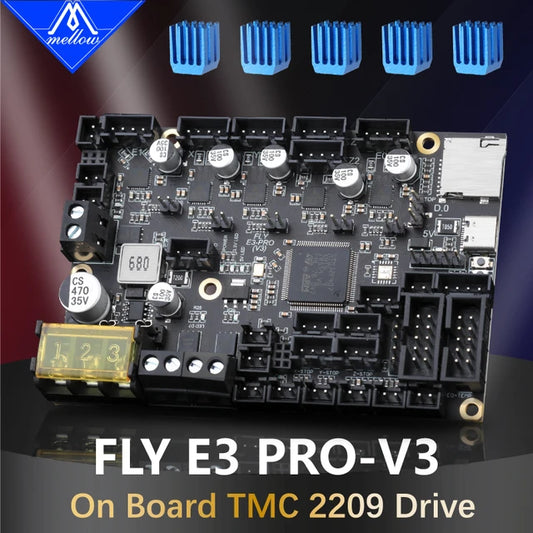 Mellow Gloomy FLY RRF E3 PRO V3.0 Wifi 1.6M/S 32Bit Control Board TMC2209 3D Printer Parts Upgrade Ender 3/5 Duet 2
