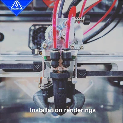 Mellow CNC All Metal Vz-Hextrudort-Low/WC Extruder One Shaft Twirl Gear For VzBoT 330 VZ235 HevORT 3D Printer