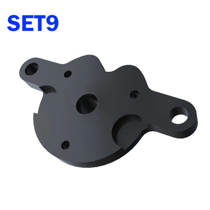 Mellow CNC All Metal Vz-Hextrudort-Low/WC Extruder One Shaft Twirl Gear For VzBoT 330 VZ235 HevORT 3D Printer