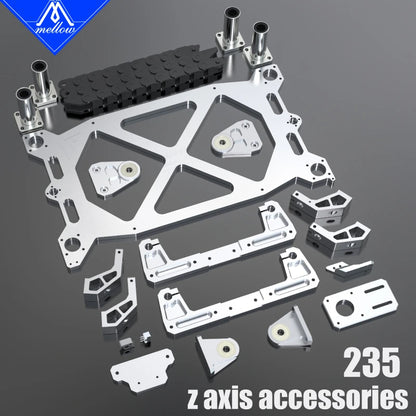 Mellow VzBoT 235 Vz235 3D Printer All Metal CNC Z-Axis Bracket Kit with Screw Pack