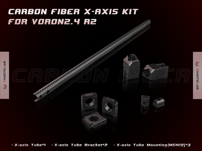 Carbon Fiber Tube X-Axis Kit for Voron 2.4 R2