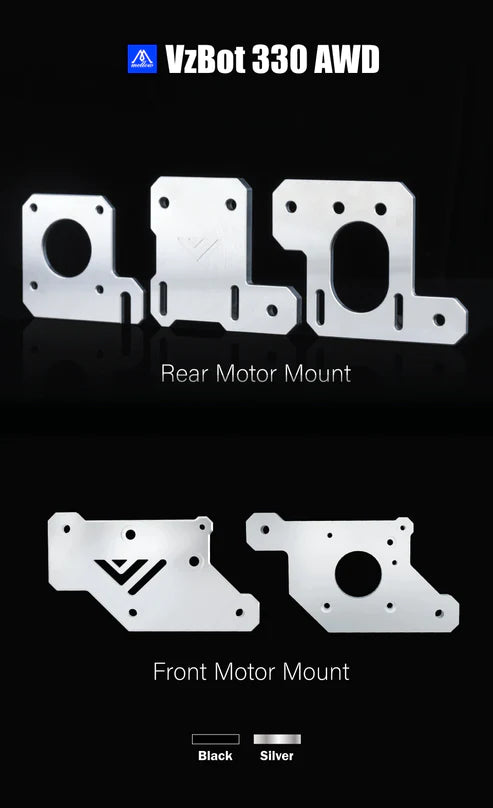 Mellow CNC Aluminum AWD Motor Mounts VzBot Vz330